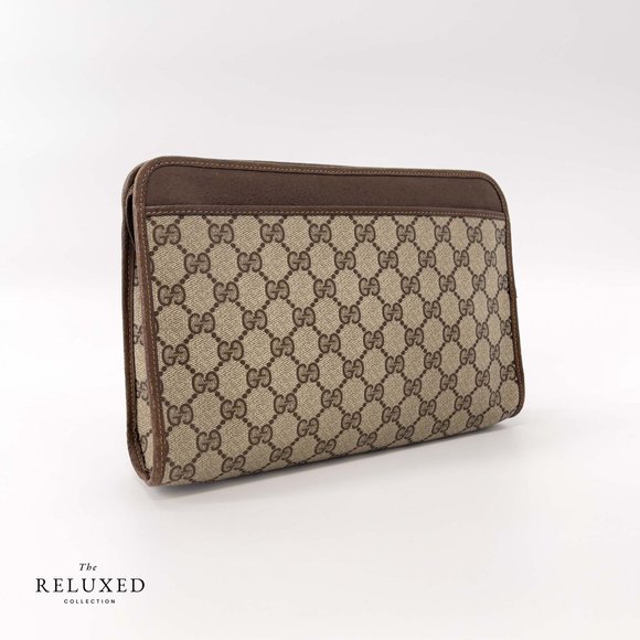 Vintage Gucci GG Web Clutch - Picture 4 of 15